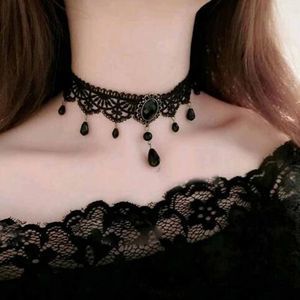 Black Choker Necklace for women jewelry statement
